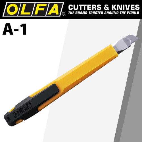 OLFA A-1 Snap off Knife 9mm with Auto-Lock
