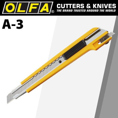OLFA A-3 Snap off Knife 9mm Two way Cutter
