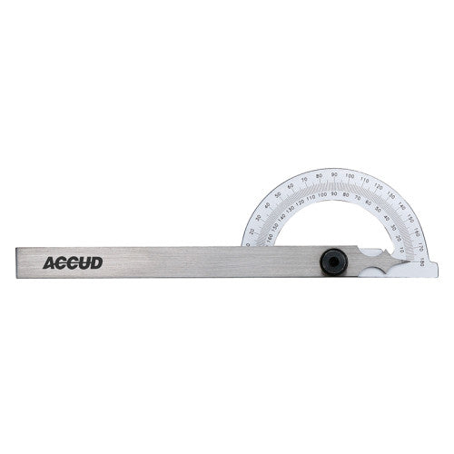 Accud Protractor 150x200mm 180Deg 0.3Deg accuracy