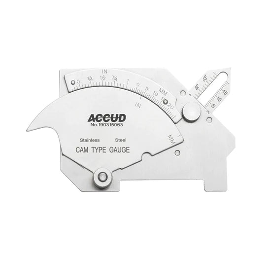 Accud Welding Gauge  7 X Measuring Appl. 25,20MM,60DEG. Range S/Steel