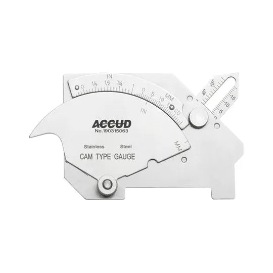 Accud Welding Gauge  7 X Measuring Appl. 25,20MM,60DEG. Range S/Steel