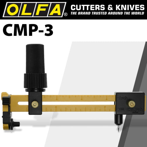 OLFA CMP-3 Circle Cutter Knife 4-22cm Diameter