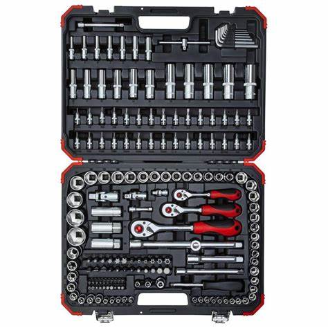 Socket set 1/4" + 3/8" + 1/2" drive 172pc Gedore Red