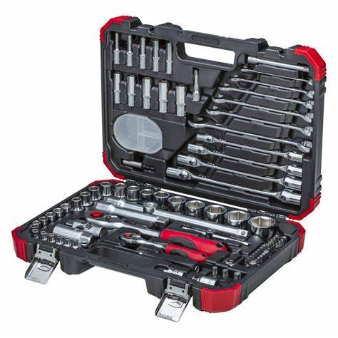 Socket set 1/4" + 1/2" drive 232pc Gedore Red