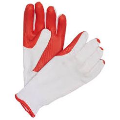 Glove Crayfish Cotton with rubber palm