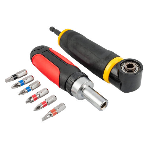 3710✳︎ 90 Degree Angle Driver 1/4 drive with Ratchet and Bits – Alrode