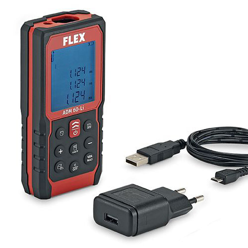 FLEX Laser Distance Measure 03-60mt +-2mm acc