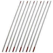 TIG tungsten Electrode red tip 2% Thoriated  / Pack of 10