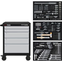 Kraftwerk LT700 5 Drawer 259 Piece Tool Trolley Kit