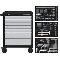 Kraftwerk LT700 7 Drawer 259 Piece Tool Trolley Kit