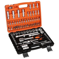 Socket set 1/4" + 1/2" drive 94 Piece