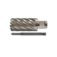 Core Cutter HSS-M2 Long 50mm Length Slugger with Pilot Pin