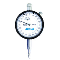 Dial Indicator 0-10mmx0.01mm Accud Series 222 with Lug Back