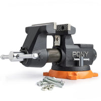 Pony Multi Purpose Bench Vice 100mm Heavy Duty swivel base