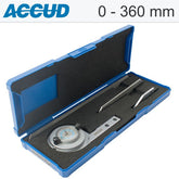 Accud Universal Bevel Protractor 360Deg