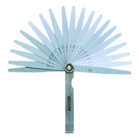 Accud Feeler Gauge 0.05-1.00mm 20 Blades 100mm