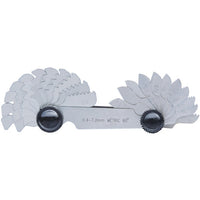 Accud Pitch Gauge 0.25-7MM 24 Leaves Metric 60DEG. Screw 0.07MM