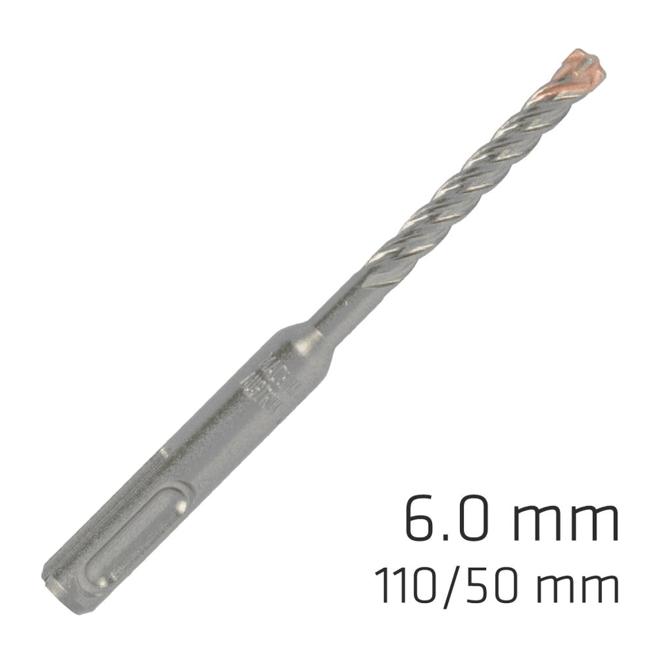 Drill Bit SDS+ Concrete Rebar X4 Cutting edge 6.0mm Alpen