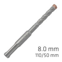 Drill Bit SDS+ Concrete Rebar X4 Cutting edge 8.0mm Alpen