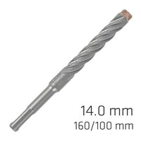 Drill Bit SDS+ Concrete Rebar X4 Cutting edge 14.0mm Alpen