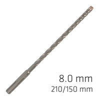 Drill Bit SDS+ Concrete Rebar X4 Cutting edge 8.0mm Alpen