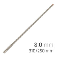 Drill Bit SDS+ Concrete Rebar X4 Cutting edge 8.0mm Alpen
