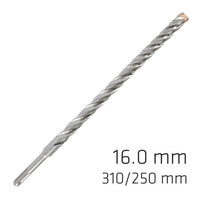 Drill Bit SDS+ Concrete Rebar X4 Cutting edge 16.0mm Alpen
