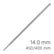 Drill Bit SDS+ Concrete Rebar X4 Cutting edge 14.0mm Alpen