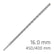 Drill Bit SDS+ Concrete Rebar X4 Cutting edge 16.0mm Alpen