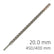 Drill Bit SDS+ Concrete Rebar X4 Cutting edge 20.0mm Alpen