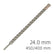 Drill Bit SDS+ Concrete Rebar X4 Cutting edge 24.0mm Alpen