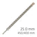 Drill Bit SDS+ Concrete Rebar X4 Cutting edge 25.0mm Alpen