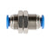 PU Push on Connector Bulkhead Straight