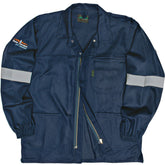 Overall Jacket D59 Sasol Spec Navy Acid/Flame 50mm Reflective Tape SABS434