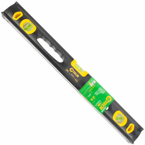 Aluminium Spirit Level Beam 3 x Vial 0.5mm Accr