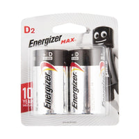 Energizer Max D Battery 2 Pack