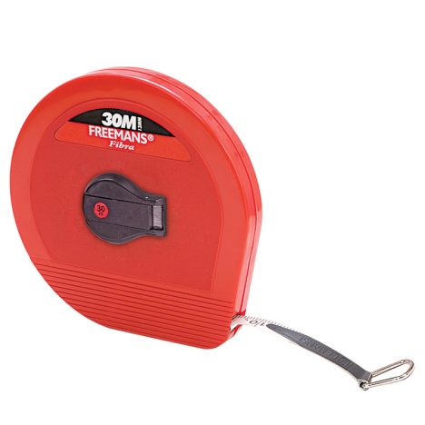 Freeman Fiberglass Tape Measure Closed Case