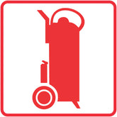 Fire Fighting Safety Signs ABS Plastic 290mmX290mm