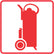Fire Fighting Safety Signs ABS Plastic 290mmX290mm