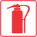 Fire Fighting Safety Signs ABS Plastic 290mmX290mm