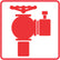 Fire Fighting Safety Signs ABS Plastic 290mmX290mm