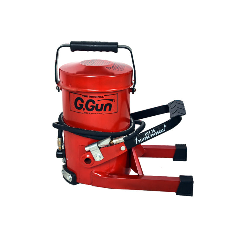 Grease foot pump bucket 8kg with hose