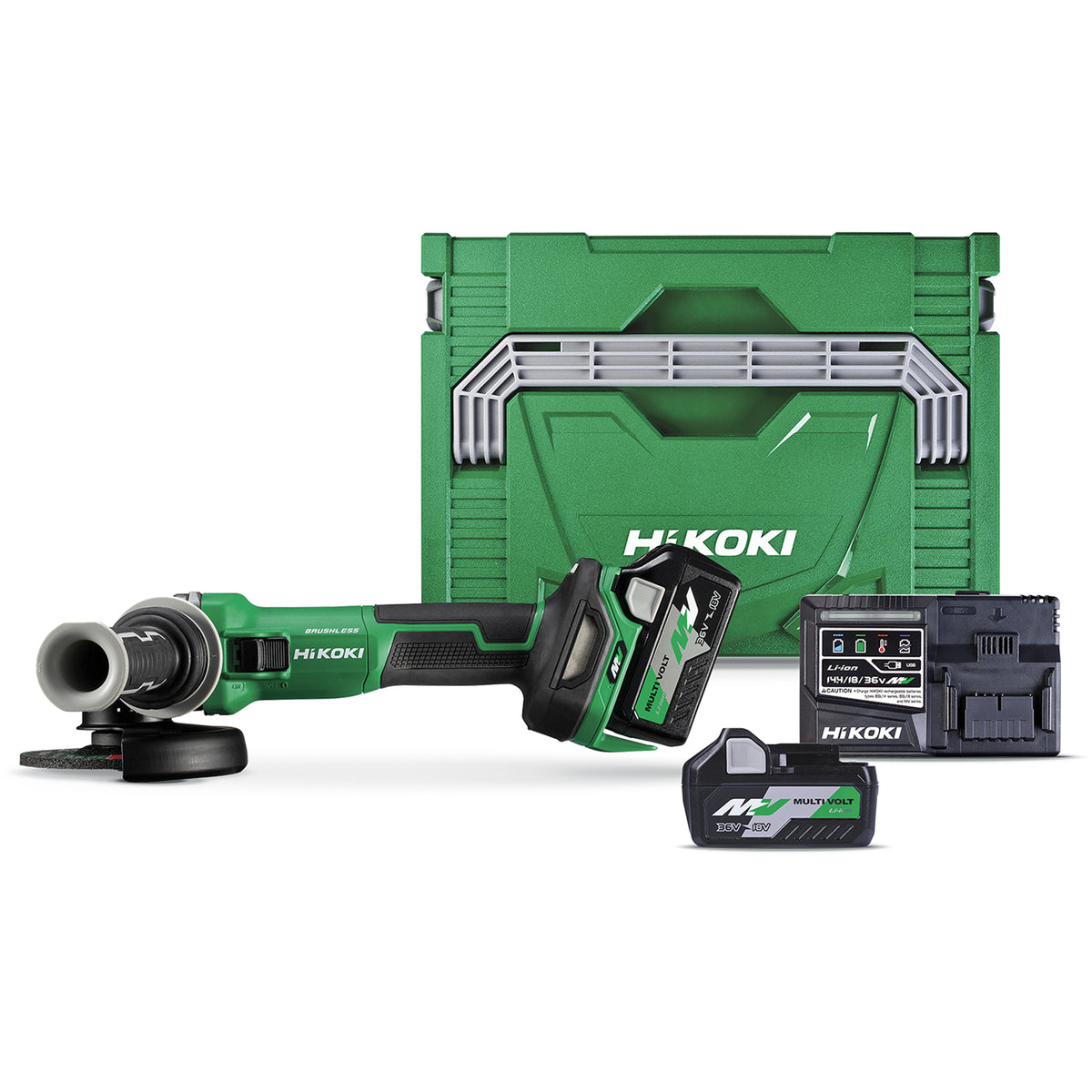 Hikoki Cordless Angle Grinder Hitachi 18v Brushless Grinder HiKOKI