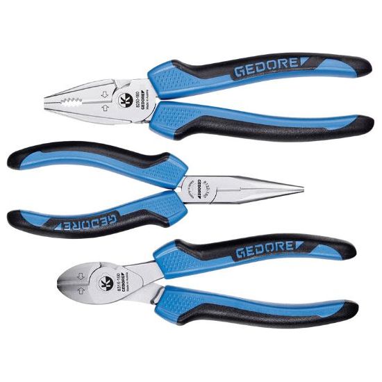 Gedore 3 pc Plier set 200mm S8003-JC