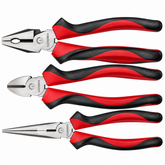 3 pc Plier set 200mm Gedore Red