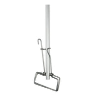 Spring Clip Mop Handle Aluminium
