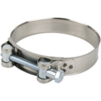 Heavy Duty Hose Clamp Stainless Steel Band Zinc Plated Screw