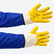 Glove Latex Yellow Comorex