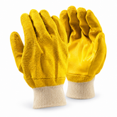 Glove Latex Yellow Comorex