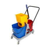 Plastic Double Bucket & Wringer 50L Econo